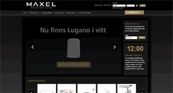 Desktop Screenshot of maxel.se