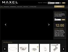 Tablet Screenshot of maxel.se