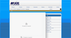 Desktop Screenshot of maxel.com.br